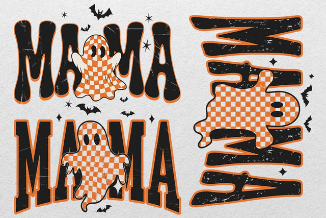 Spooky Mama Halloween svg, Spooky Mama svg, retro Halloween svg, Ghost Spooky Png, Preppy Halloween Mama Png SVG DesignDestine 