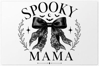 Spooky Mama PNG Halloween Bow Digital Download SVG BillahCrafts 