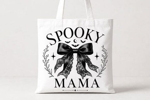 Spooky Mama PNG Halloween Bow Digital Download SVG BillahCrafts 