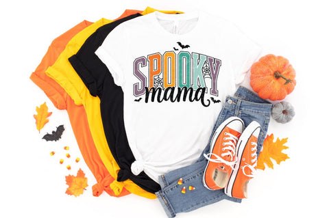 Spooky Mama PNG, Halloween Mom Shirt SVG SVG Pickled Thistle Creative 