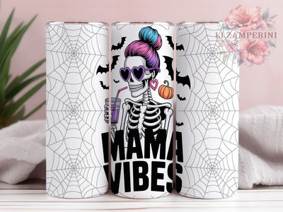 Spooky Mama Vibes Halloween Tumbler, Spooky Mom Wrap, Halloween Mama Cup, 20oz Sublimation Design, Mom Halloween Gift, Cute Spooky Tumbler, Halloween Mom Tumbler Sublimation Li Zamperini 