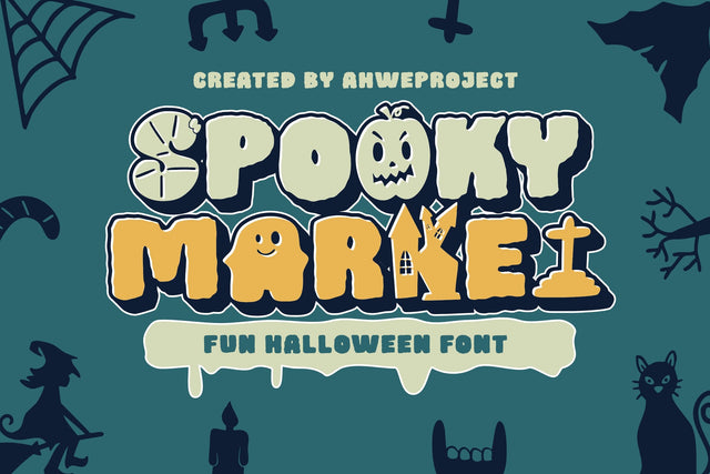 Spooky Market Font ahweproject 