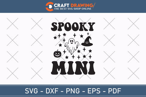 Spooky Mini Halloween Svg, Halloween Png , Halloween Clipart, Ghost Svg, Halloween Shirt Svg, Hippie Svg, Retro Svg, Svg Bundle, Sublimation Designs SVG Debashish Barman 