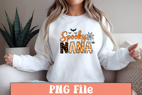 Spooky Nana PNG Sublimation Craftlabsvg24 