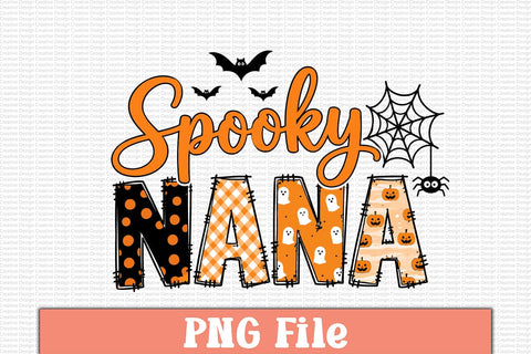 Spooky Nana PNG Sublimation Craftlabsvg24 