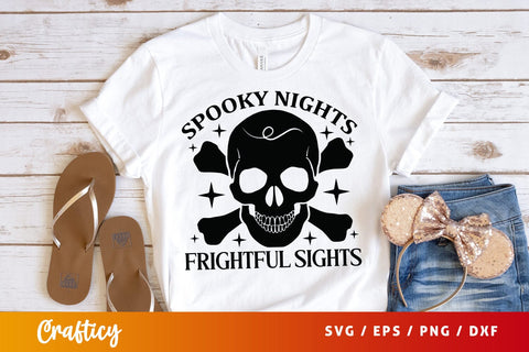 Spooky nights frightful sights SVG Design SVG Designangry 