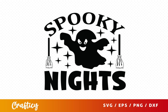 Spooky nights SVG Design SVG Designangry 