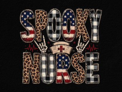 Spooky Nurse Patriotic PNG Clipart SVG artprintfile 