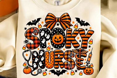 Spooky Nurse PNG, Funny Halloween PNG Sublimation SVGista 