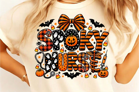 Spooky Nurse PNG, Funny Halloween PNG Sublimation SVGista 