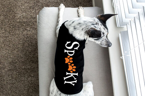 Spooky Paw Print SVG | Halloween Pet Lover Cut File | Dog Mom and Cat Lover Halloween SVG SVG Pickled Thistle Creative 