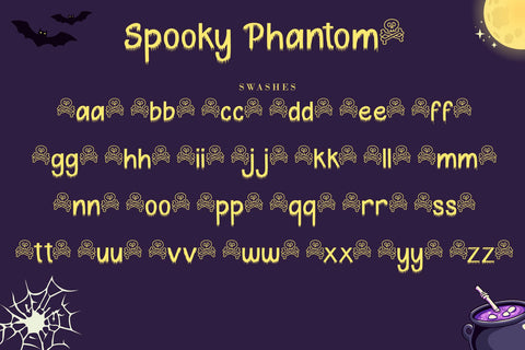 Spooky Phantom Font AEN Creative Store 