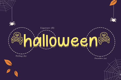 Spooky Phantom Font AEN Creative Store 