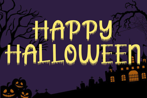 Spooky Phantom Font AEN Creative Store 