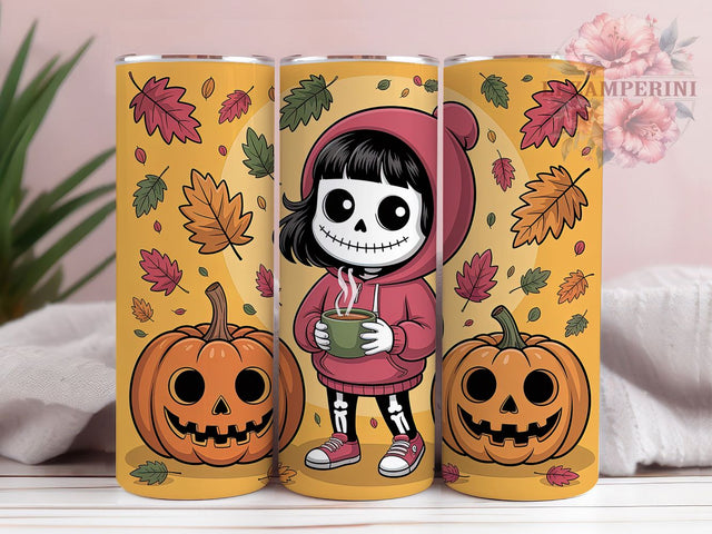 Spooky Pink Coffee Queen Tumbler, Coffee Lover Wrap, 20Oz Tumbler, Sublimation Design, Spooky Chic, Caffeine Queen, Halloween Glam Sublimation Li Zamperini 