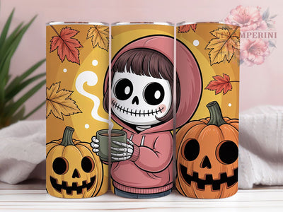 Spooky Pink Coffee Queen Tumbler, Coffee Lover Wrap, 20Oz Tumbler, Sublimation Design, Spooky Chic, Caffeine Queen, Halloween Glam Sublimation Li Zamperini 