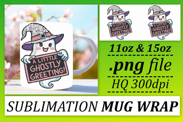 Spooky Pumpkin 11oz/15oz Mug Wrap Halloween Fall Sublimation afrosvg 