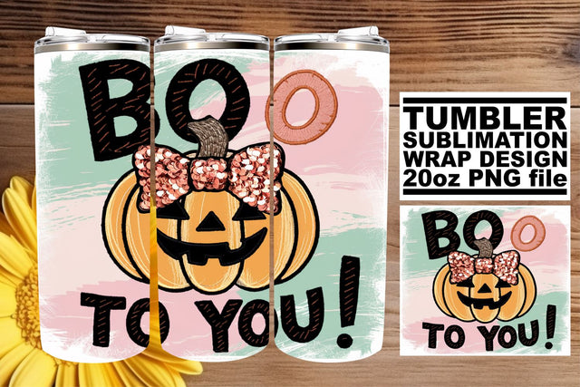Spooky Pumpkin 20oz Tumbler Wrap Halloween Fall Sublimation Sublimation afrosvg 