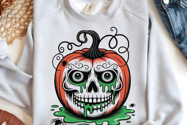 Spooky Pumpkin PNG, Halloween Pumpkin SVG Angelina750 