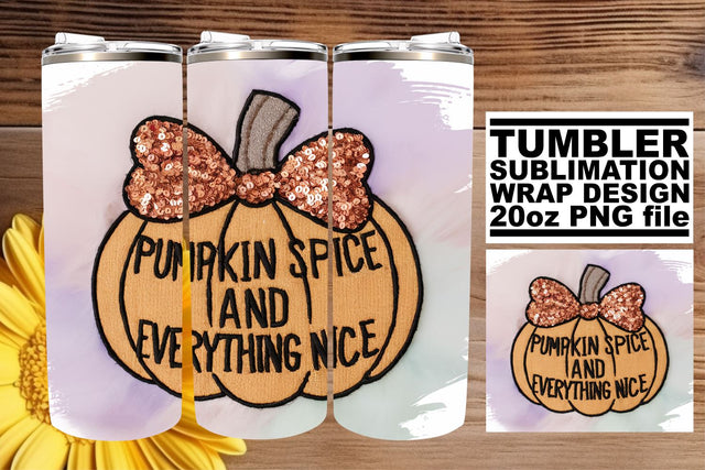 Spooky Pumpkin Tumbler Wrap 20oz Halloween Fall Sublimation Sublimation afrosvg 