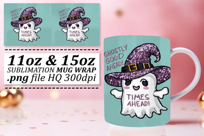 Spooky Pumpkin Wrap 11oz/15oz Halloween Mug Sublimation Sublimation afrosvg 