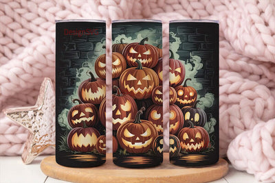 Spooky Pumpkins 20oz Tumbler Wrap Sublimation DesignSVG 
