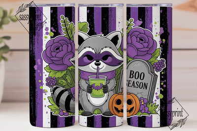 Spooky Raccoon Halloween 20oz Tumbler Sublimation sassyprint 