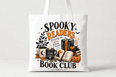 Spooky Readers Book Club PNG | Halloween Book Lover Sublimation SVG BillahCrafts 