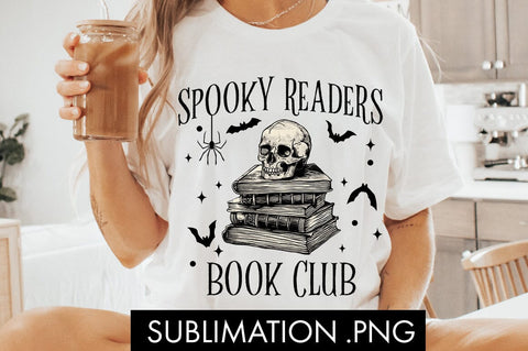 Spooky Readers Book Club PNG Sublimation Sublimation Freeling Design House 