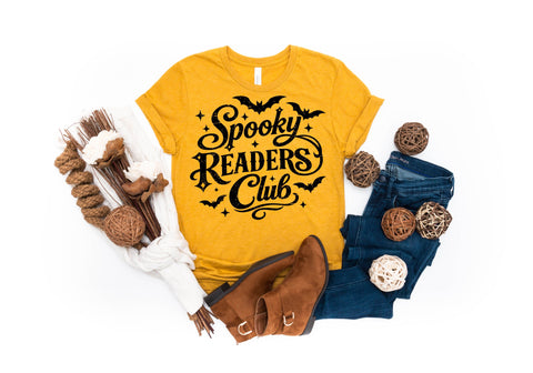 Spooky Readers Club SVG | Halloween Book Lover PNG DXF EPS SVG Pickled Thistle Creative 