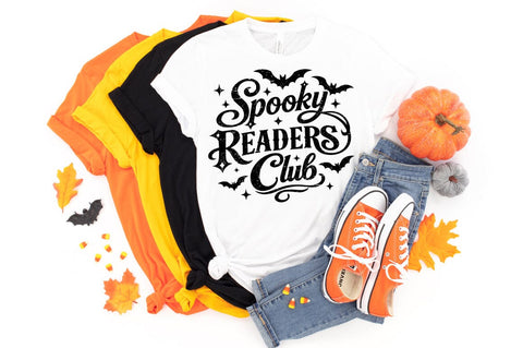 Spooky Readers Club SVG | Halloween Book Lover PNG DXF EPS SVG Pickled Thistle Creative 