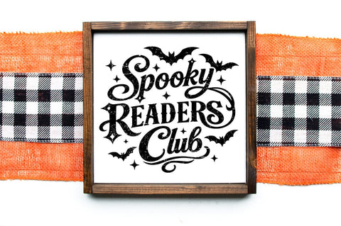 Spooky Readers Club SVG | Halloween Book Lover PNG DXF EPS SVG Pickled Thistle Creative 