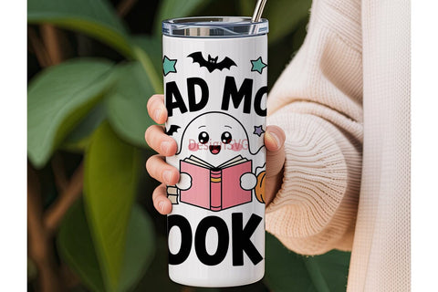 Spooky Reading 20oz Tumbler Design Sublimation DesignSVG 