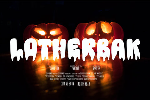 Spooky Retro Font Dm Letter Studio 