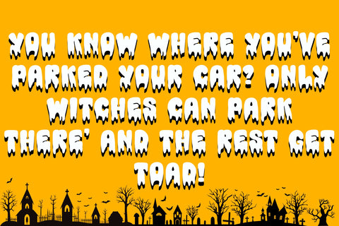 Spooky Retro Font Dm Letter Studio 