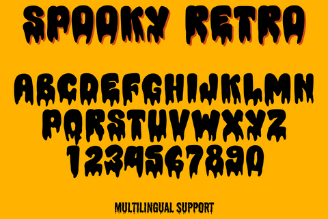Spooky Retro Font Dm Letter Studio 
