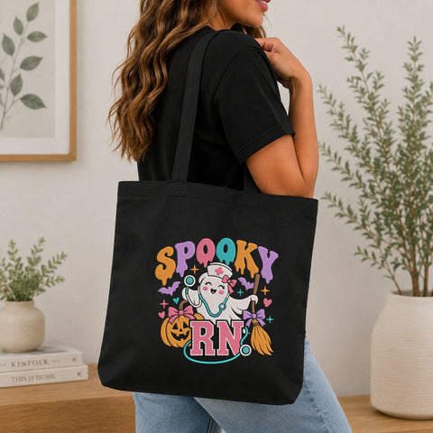 Spooky RN Halloween Embroidery Design – Ghost Nurse Pumpkin Stethoscope Machine Embroidery File Embroidery/Applique DESIGNS PatternFeed8 