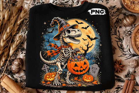 Spooky Saurus png, Halloween Dinosaur png SVG DesignDestine 