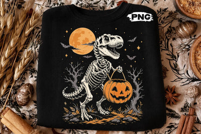 Spooky Saurus png, Halloween Dinosaur png SVG DesignDestine 