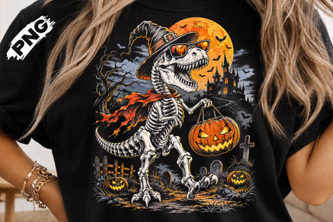 Spooky Saurus png, Halloween Dinosaur png SVG DesignDestine 