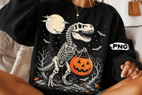 Spooky Saurus png, Halloween Dinosaur png SVG DesignDestine 
