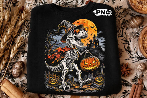Spooky Saurus png, Halloween Dinosaur png SVG DesignDestine 