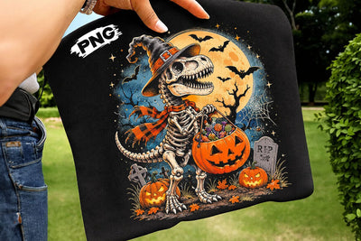 Spooky Saurus png, Halloween Dinosaur png SVG DesignDestine 