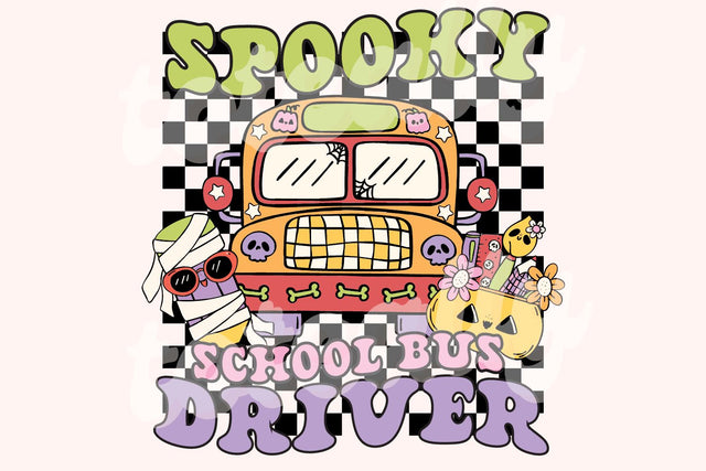 Spooky School Bus Driver SVG Toteally Creations 