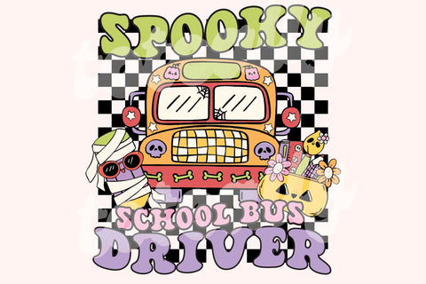 Spooky School Bus Driver SVG Toteally Creations 