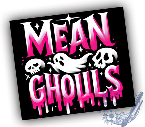 Spooky Season 20oz Skinny Tumbler, Halloween Pink Ghost Tumbler Png, Straight & Tapered Tumbler Wrap, Instant Digital Download Sublimation ToriDesigns 