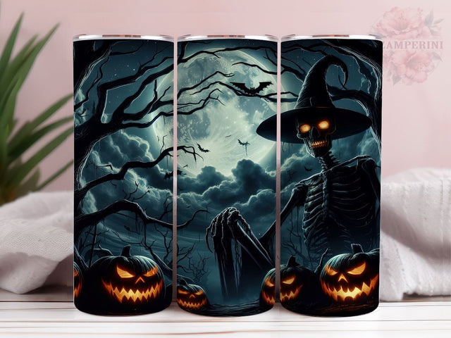 Spooky Season 20oz Tumbler Wrap PNG, Scary Pumpkin Tumbler Png, Straight & Tapered Tumbler Wrap, Instant Digital Download Sublimation Li Zamperini 