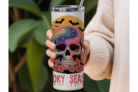 Spooky Season 20oz Tumbler Wrap Sublimation DesignSVG 