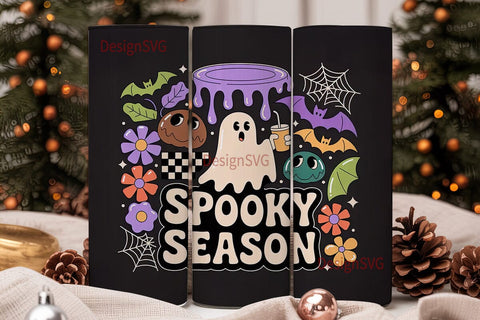Spooky Season 20oz Tumbler Wrap Sublimation DesignSVG 