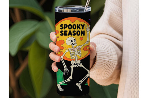Spooky Season 20oz Tumbler Wrap Sublimation DesignSVG 